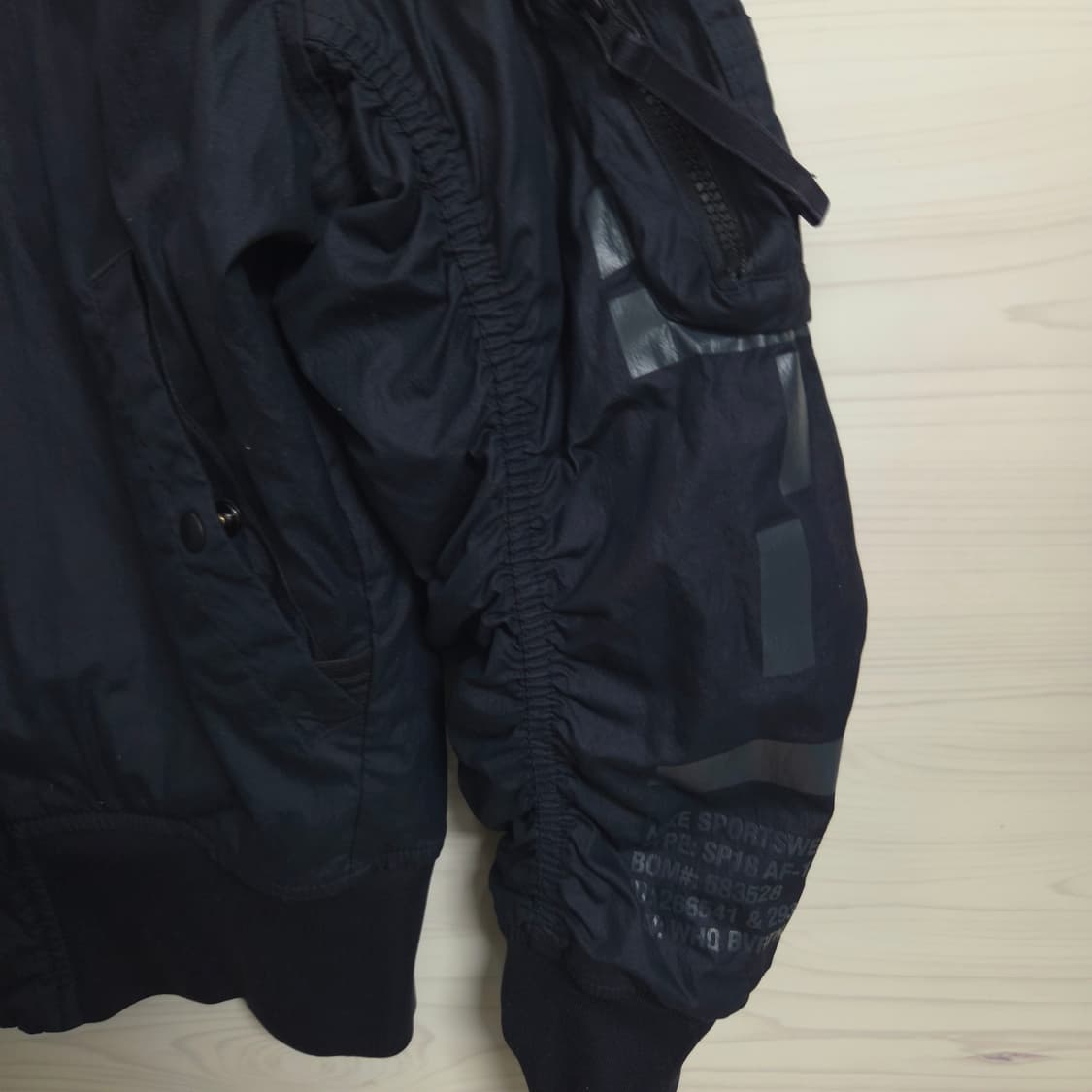 남 66 나이키 에어포스 리버시블 양면 자켓 바람막이 봄버자켓 상품이미지7