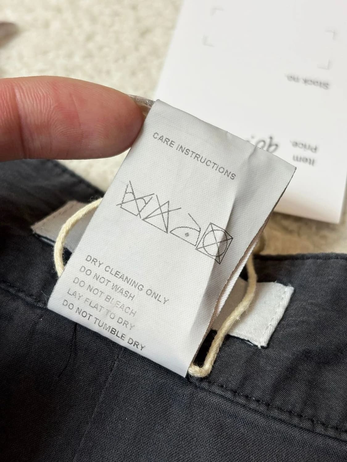 아모멘토 20FW 피그먼트 커브드 팬츠 PN6589 상품이미지6