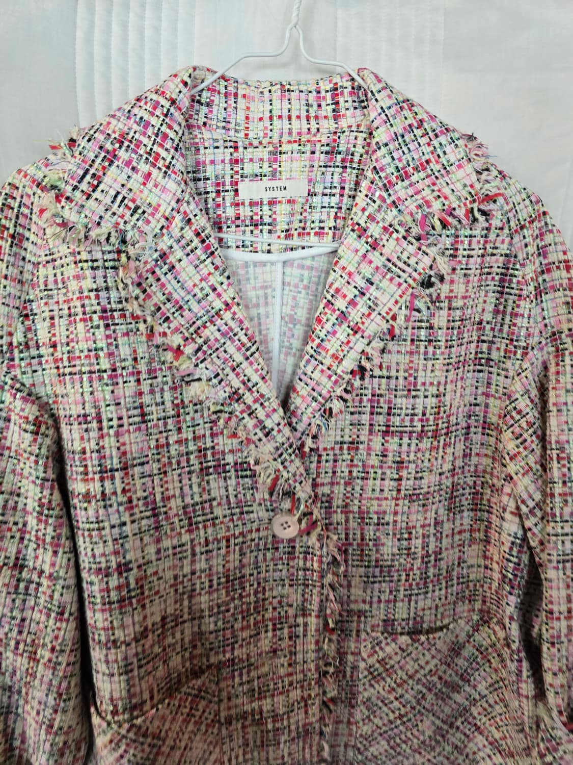 시스템 트위드 자켓 상품이미지1