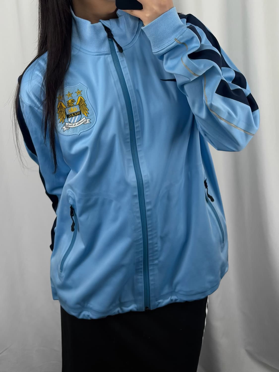 나이키 맨체스터 시티 13-14 트랙탑 집업 자켓 상품이미지2