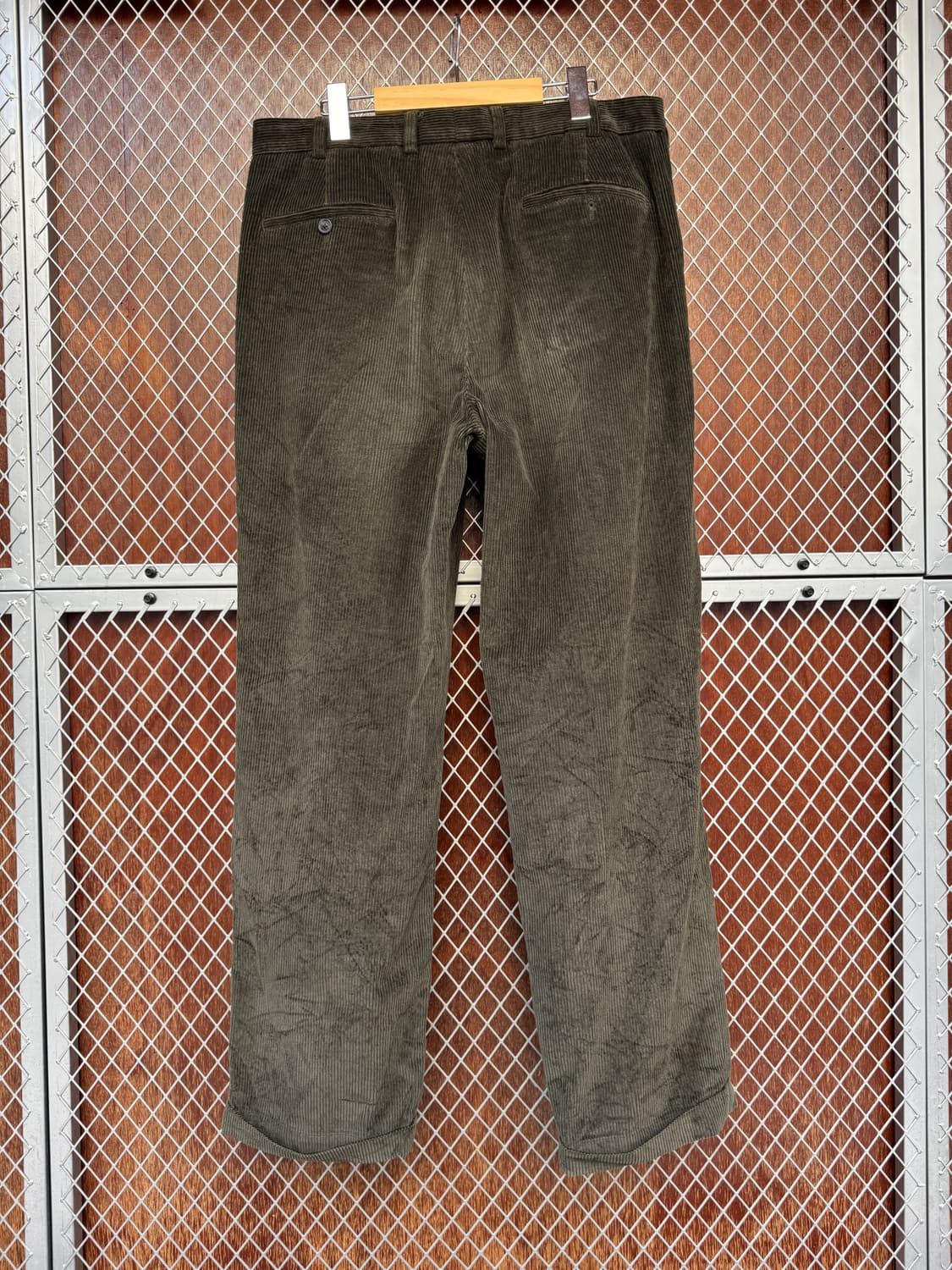 브룩스브라더스 투턱 코듀로이팬츠 브라운 34 상품이미지6