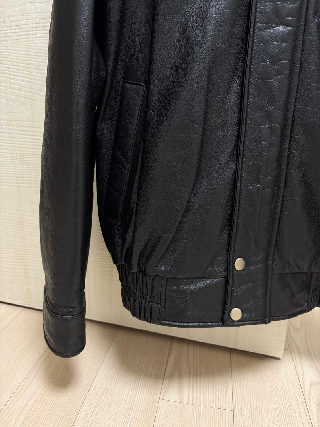 빈티지 소가죽 레더 자켓 상품이미지4