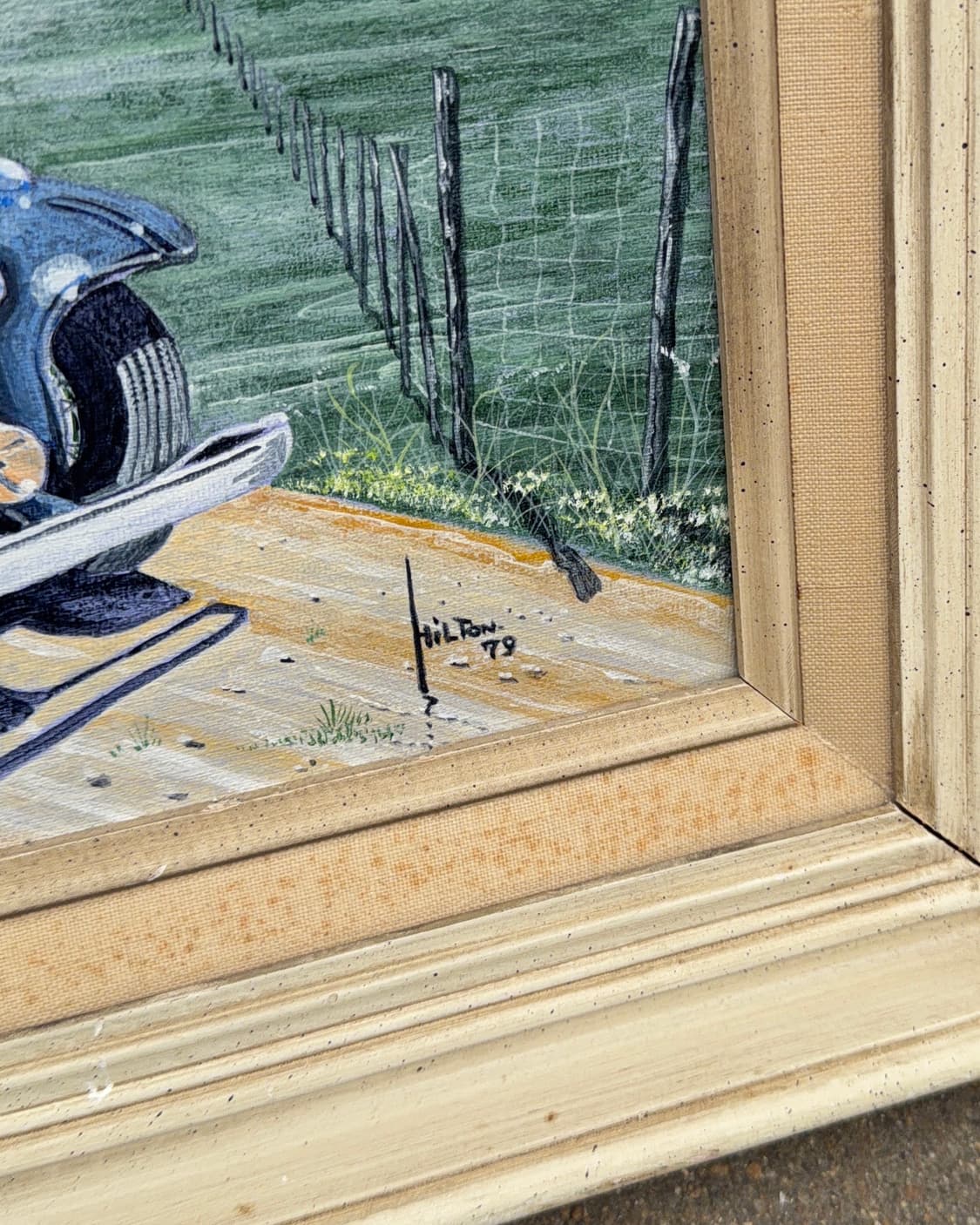 빈티지 소품 USA 캔버스 나무 액자 상품이미지4