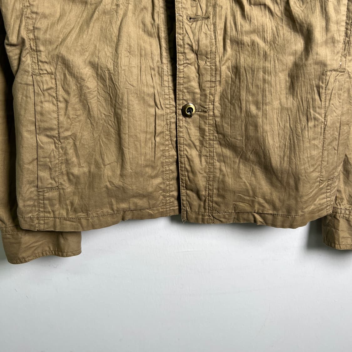 VTG 빈티지 카키 밀리터리 야상 자켓 L 상품이미지4