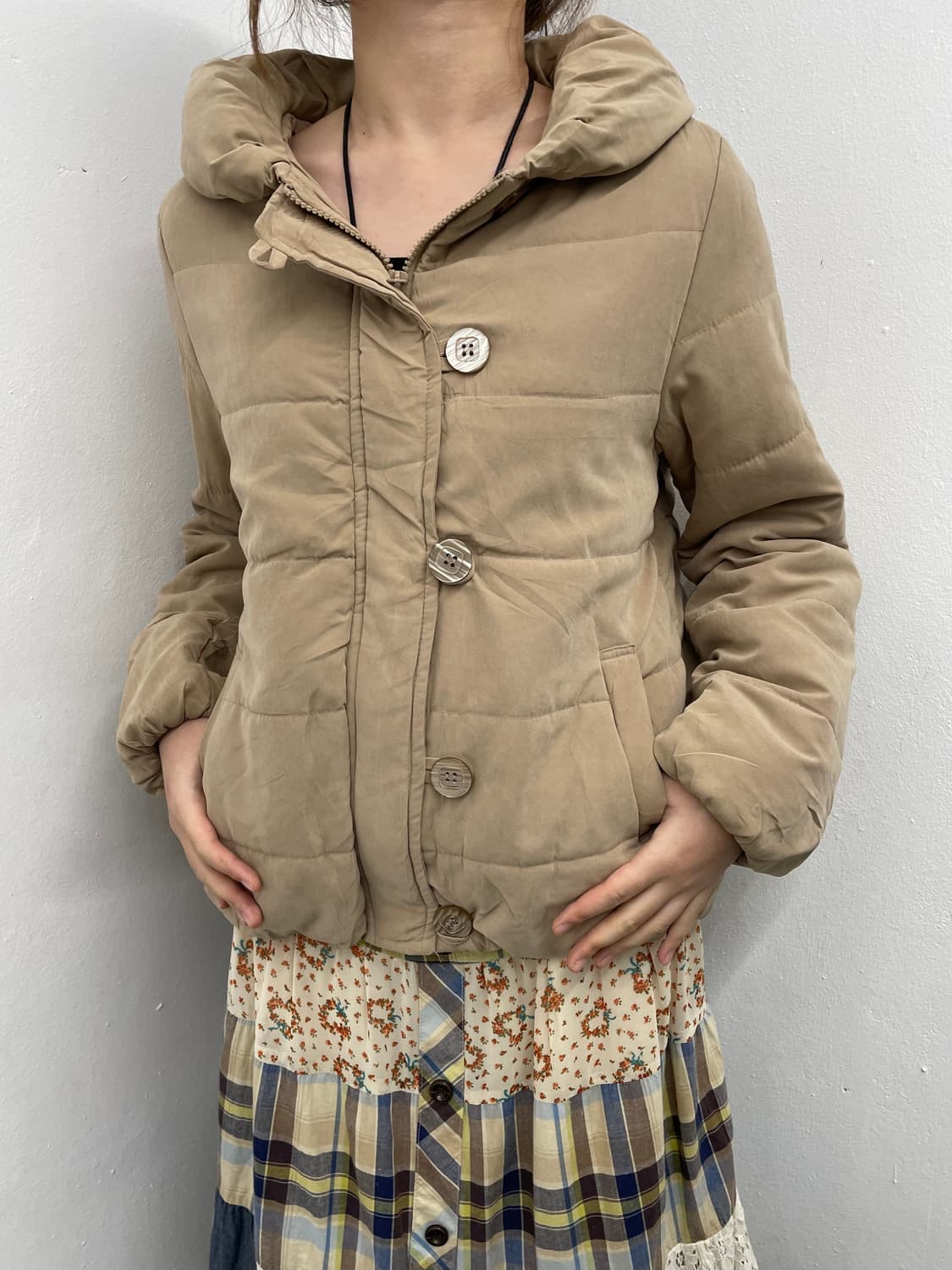 코지 브라운 마시멜로 패딩 상품이미지3