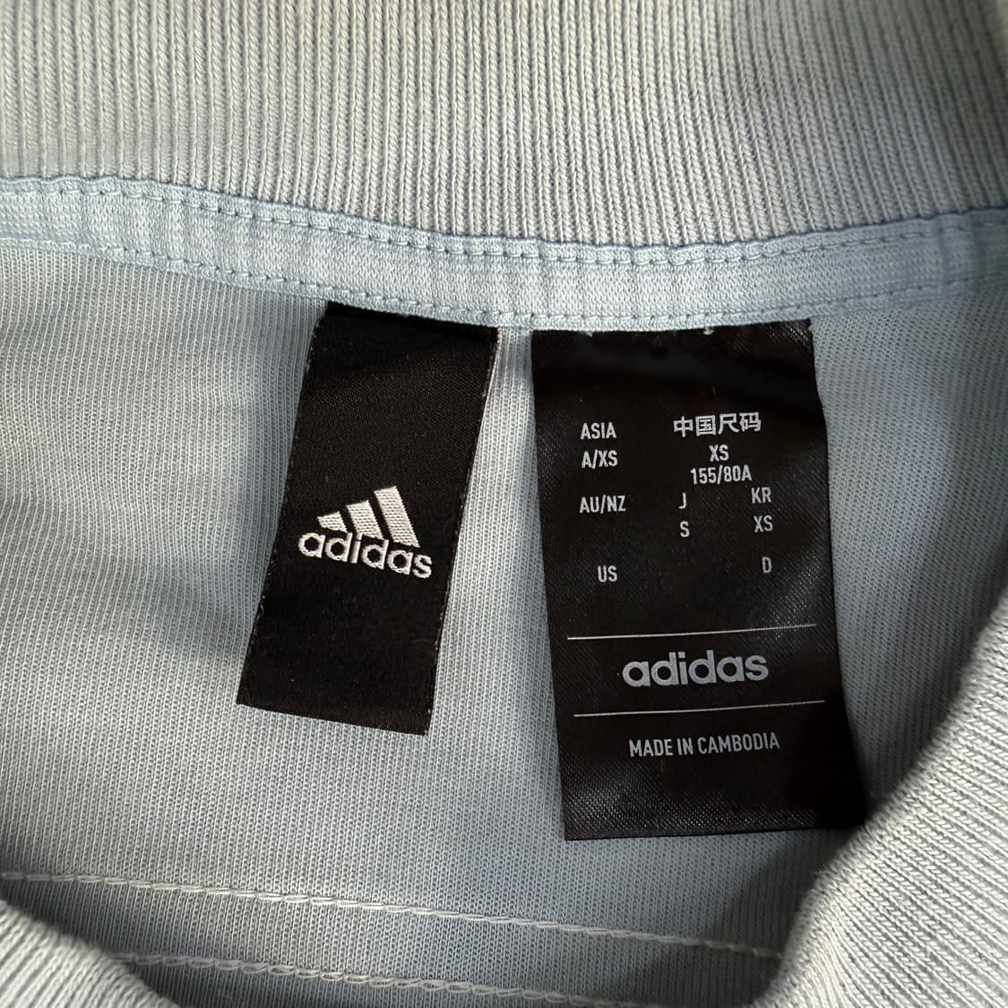XS 신형 아디다스 여성 크롭 맨투맨0121T1 상품이미지3