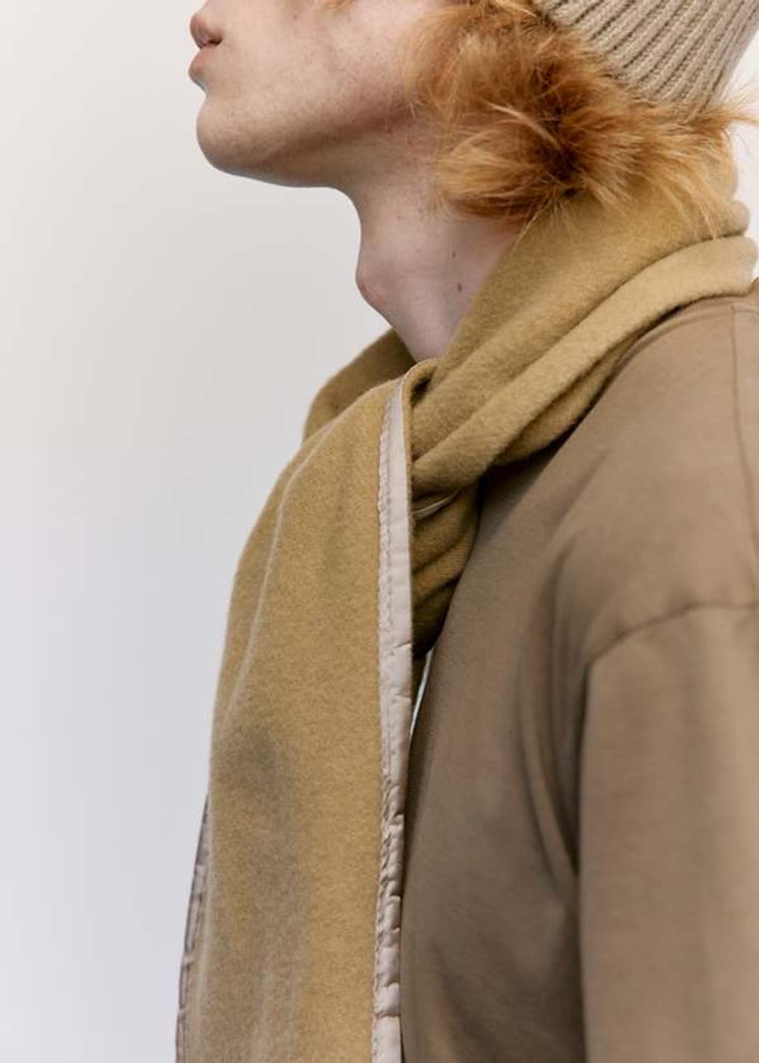 [os] 리에르 플리스 스카프 그린 상품이미지1