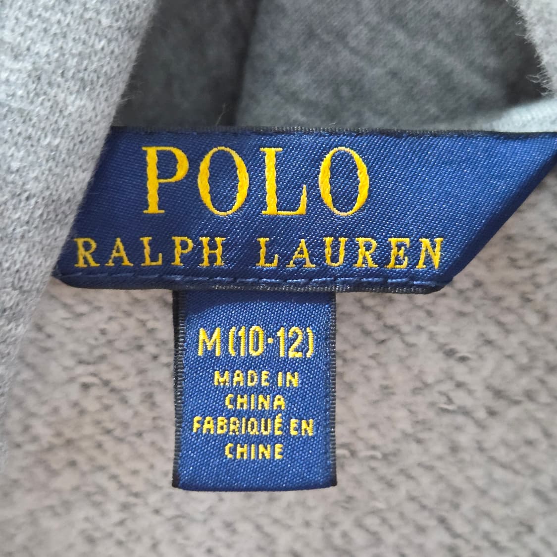 폴로랄프로렌 키즈 후드집업 그레이 M/10/12  상품이미지3