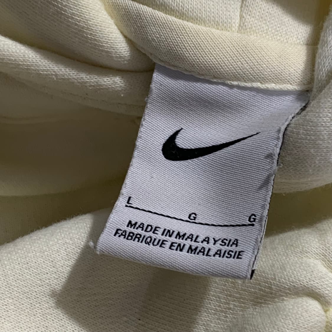 나이키 크롭 아이보리 후드티  상품이미지5