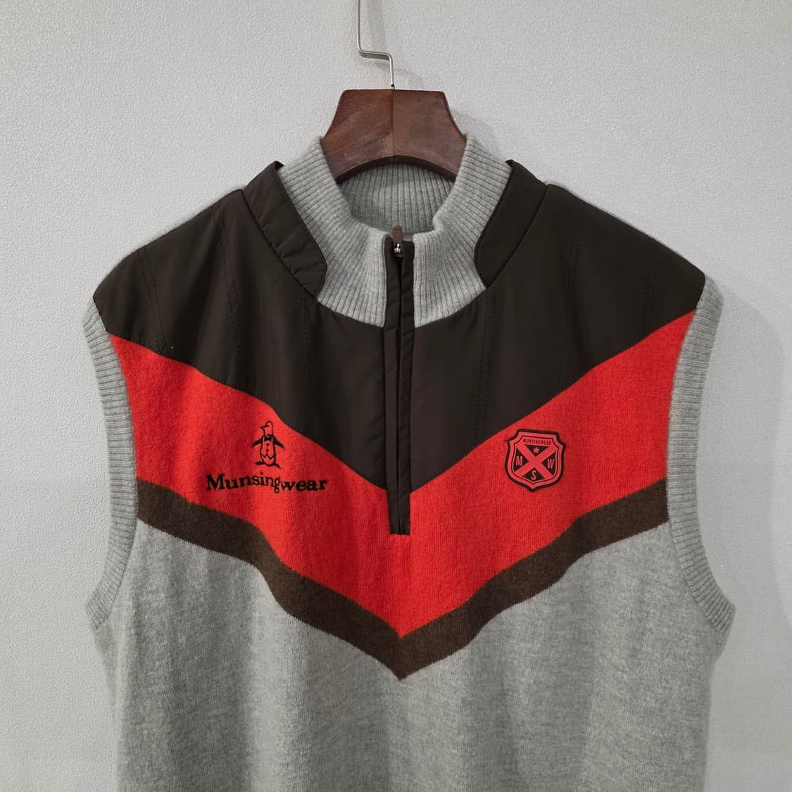 Munsingwear 남성 니트 조끼 LL(105) 상품이미지3