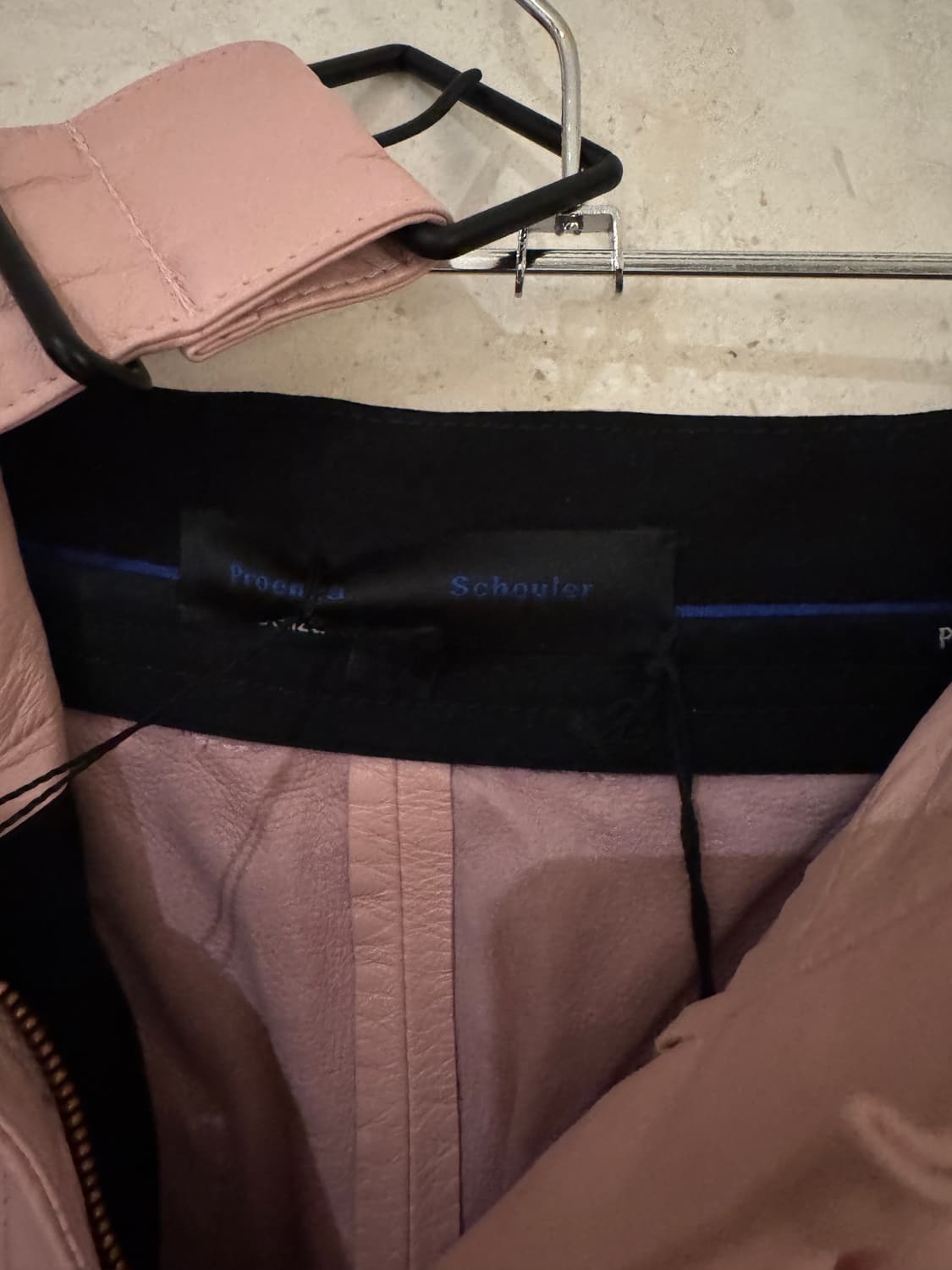 (정가 $2450) 프로엔자슐러 컬렉션 레더 팬츠 핑크 새상품 택o 상품이미지6
