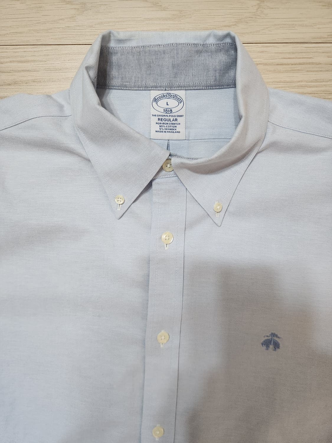 [브룩스브라더스] 논아이론 옥스포드셔츠 레귤러핏 L 상품이미지4