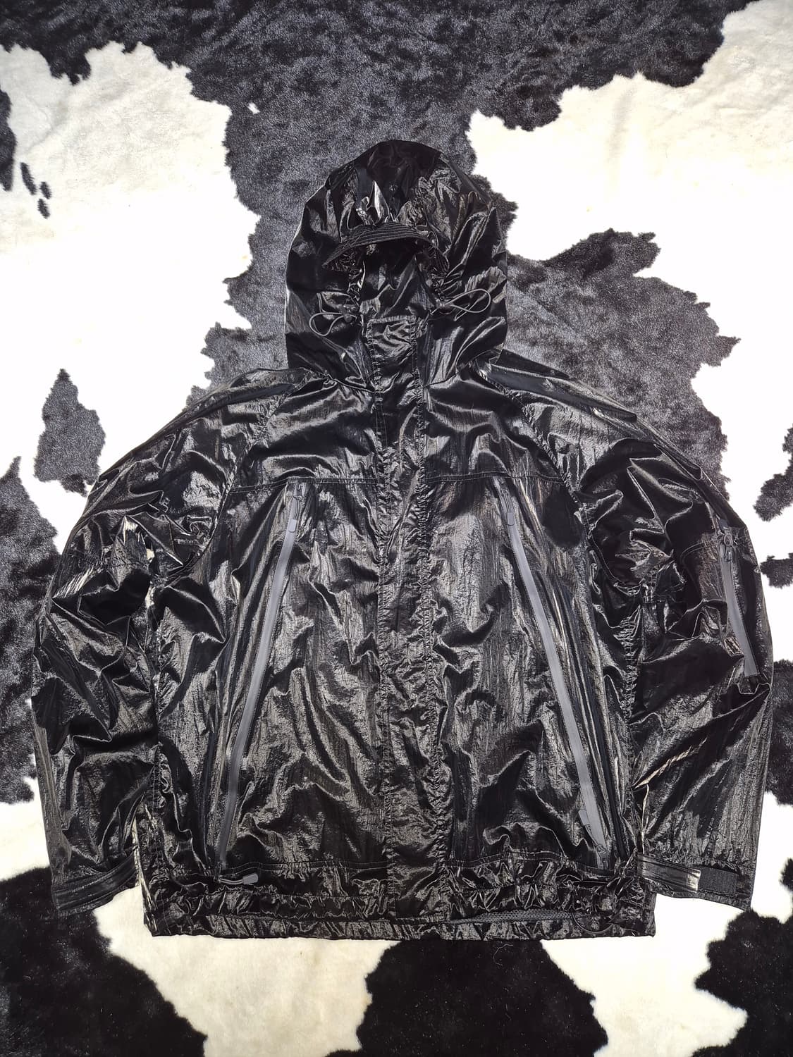 비슬로우 퍼플 글로시 바람막이 M 상품이미지1