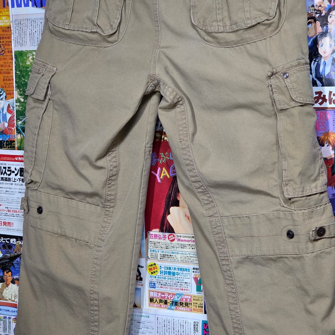 빈티지 베이지 브라운 멀티포켓  카고팬츠 상품이미지7