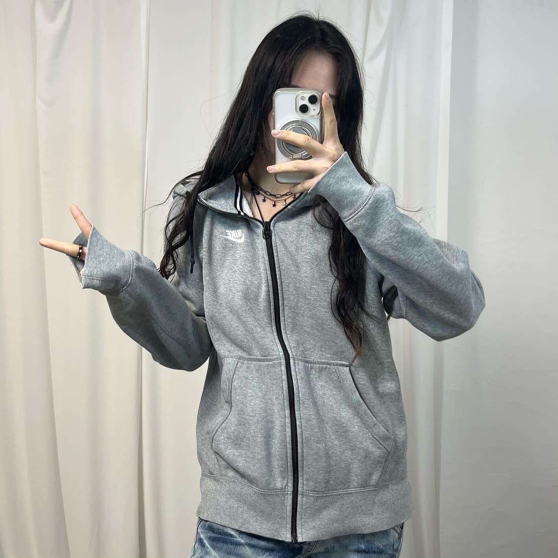 Nike Grey Hoodie 상품이미지2