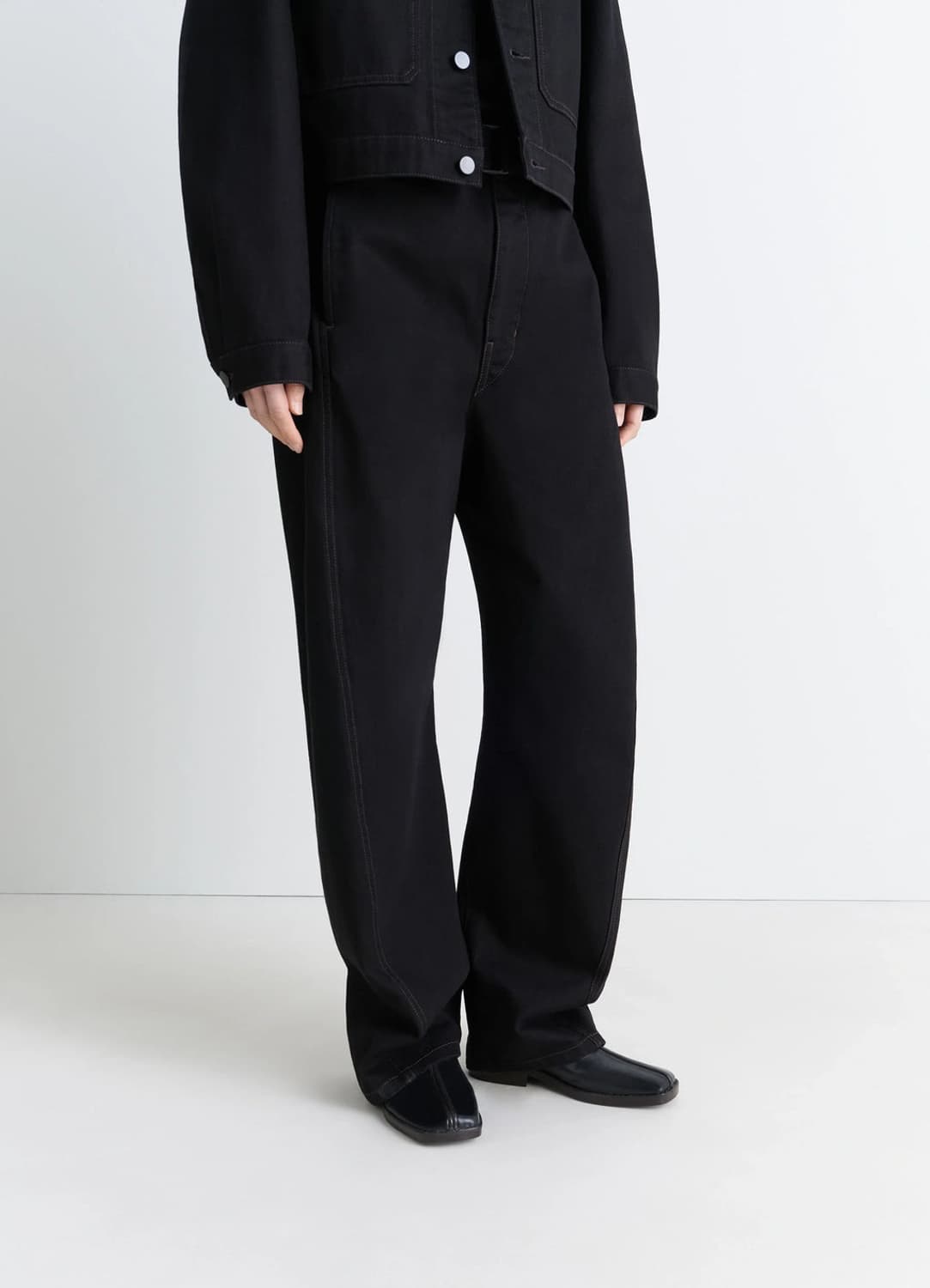 [42]르메르 25fw 차이니즈 로퍼_블랙/다크 초콜렛 상품이미지2