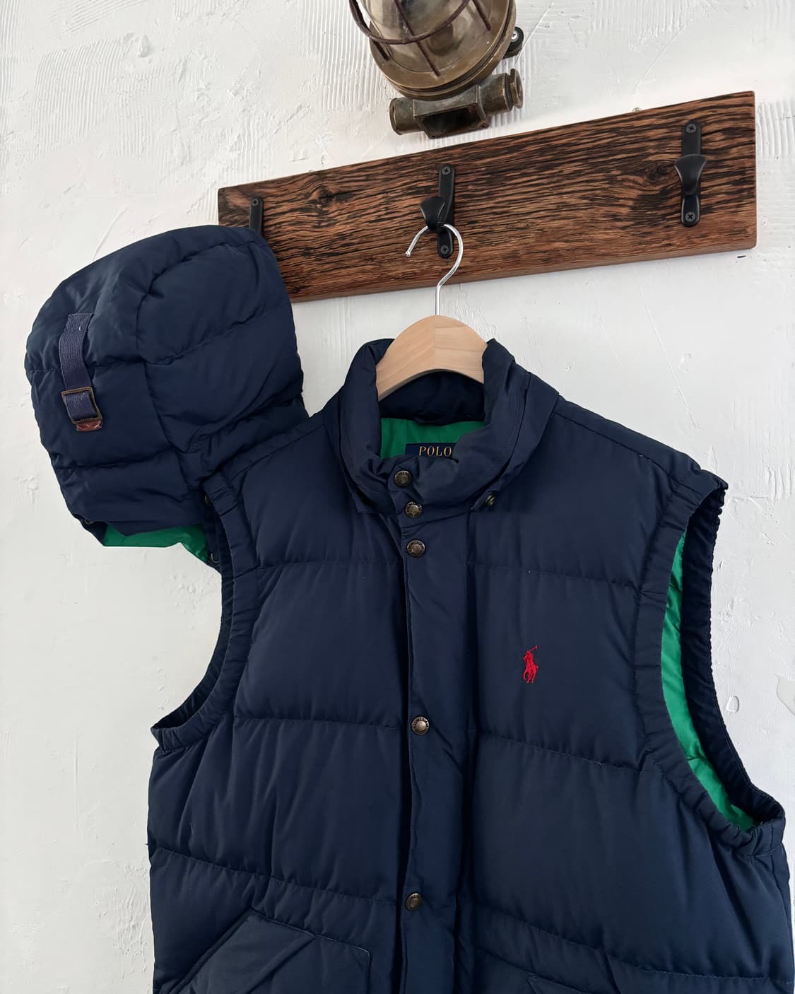 Polo 폴로 랄프로렌 신형 네이비컬러 덕다운 패딩 베스트 상품이미지1