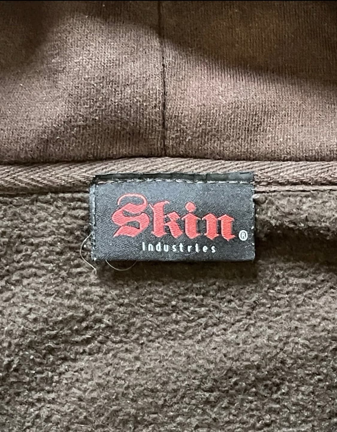 Skin Industries 후드집업 브라운 상품이미지3