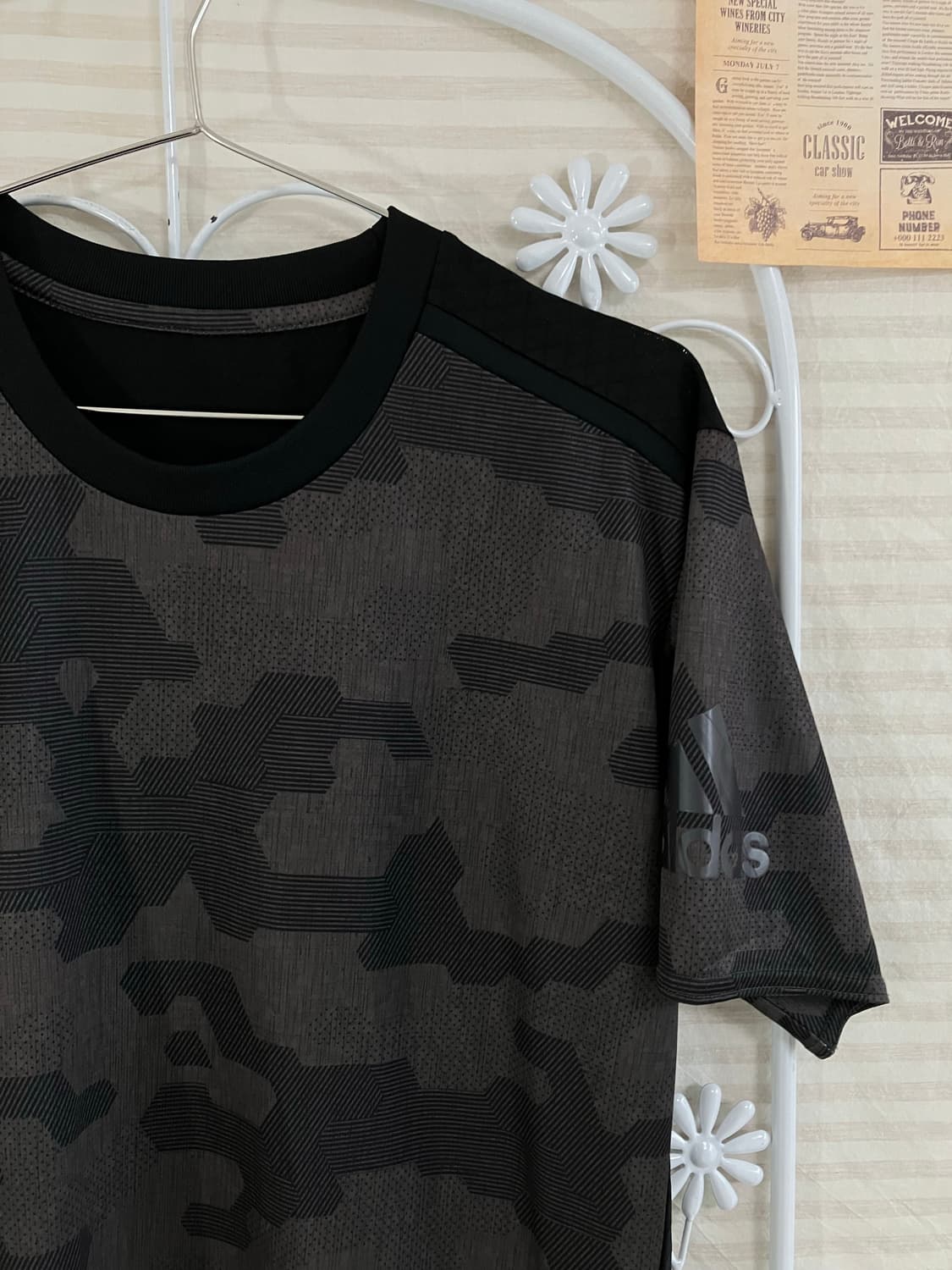 빈티지 아디다스 디지털 밀리터리 기능 반팔 931 y2k 스트릿 갸루 펑 상품이미지3