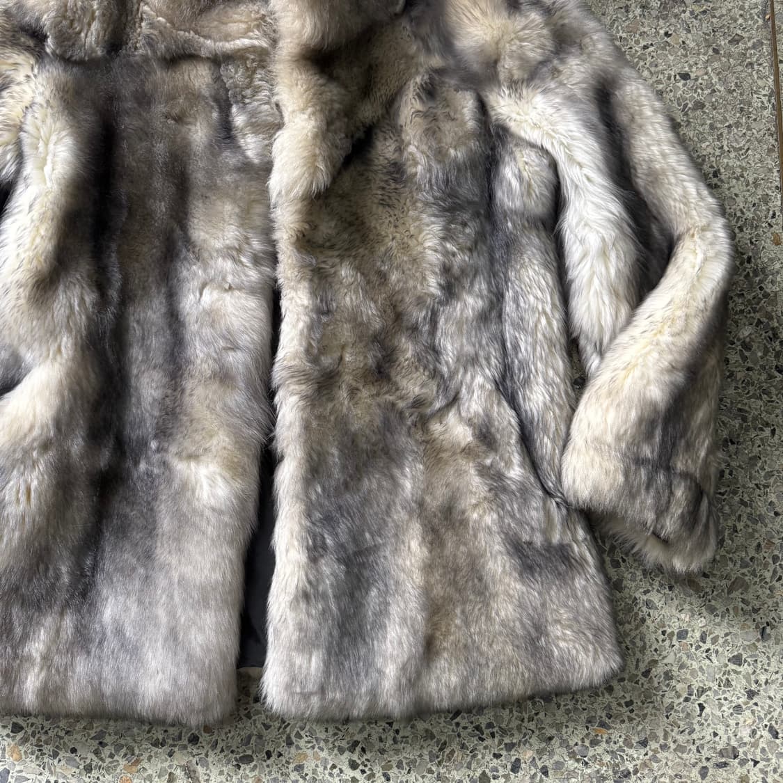 [M~L] Glycine Kinoshita 양가죽 양털 후드 퍼 코트 상품이미지5