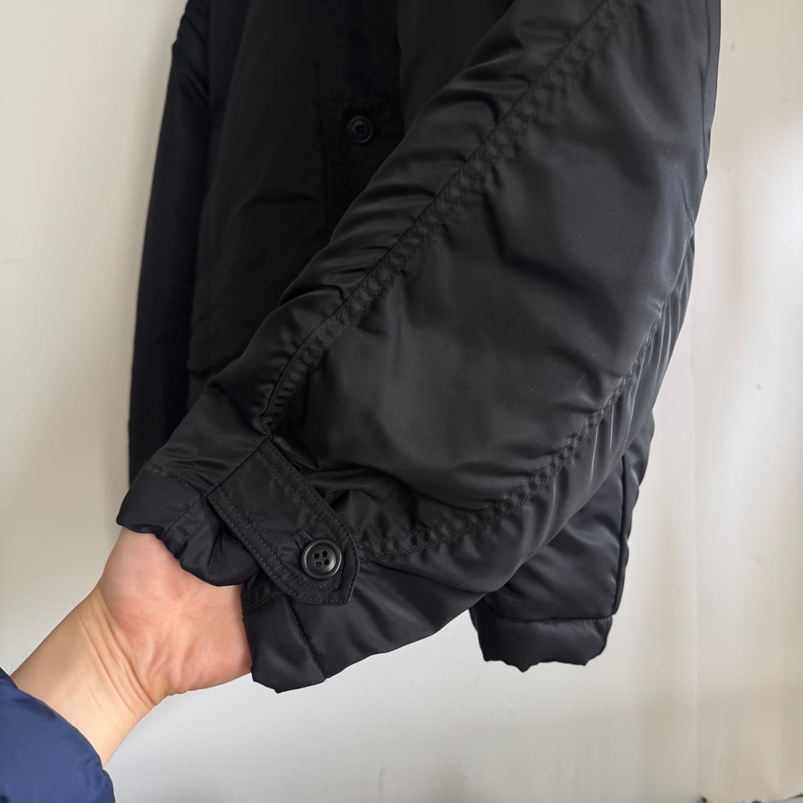 카브엠트 나일론 트윌 웜 자켓 블랙 - 23FW 상품이미지5