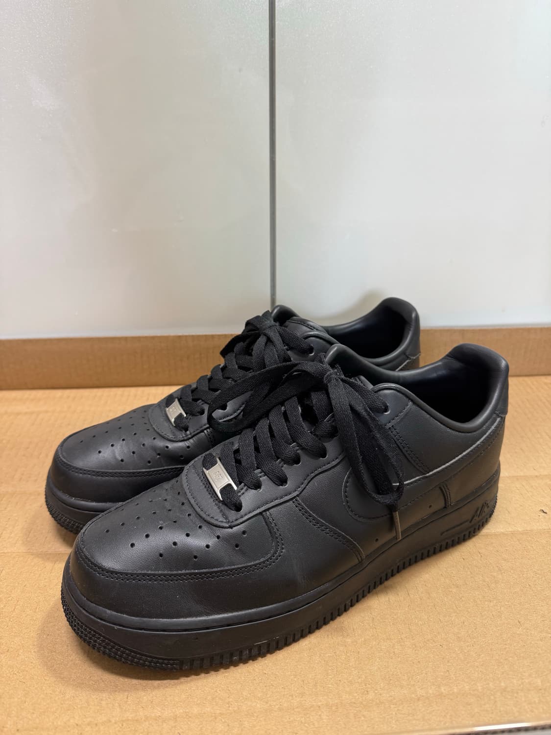 나이키 에어포스1 프레쉬 블랙 280 상품이미지1