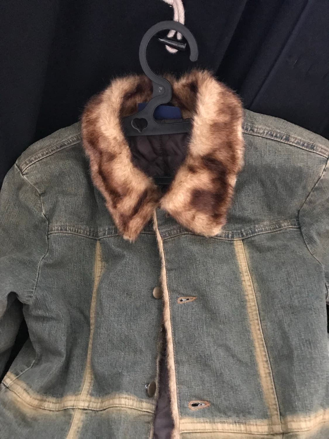 빈티지데님 퍼자켓 상품이미지1