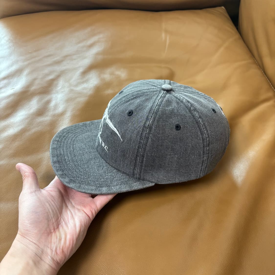 슈프림 6패널 볼캡 모자 쥬라기 데님 블랙 상품이미지4