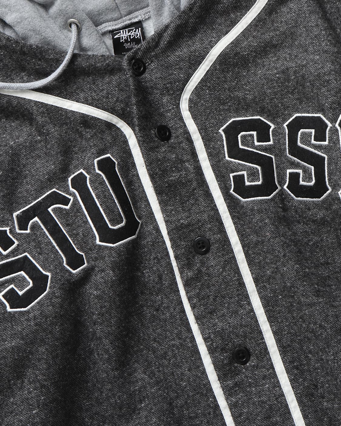 STUSSY Layered Baseball Hoodie 상품이미지6