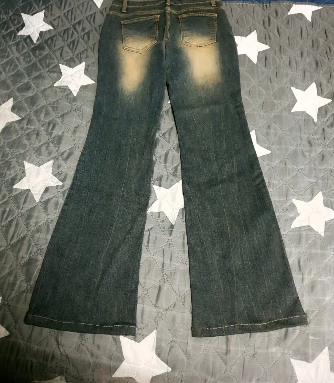 JJIM 빈티지워싱 로우라이즈 부츠컷 스판 데님팬츠 (M) 4종류 상품이미지2