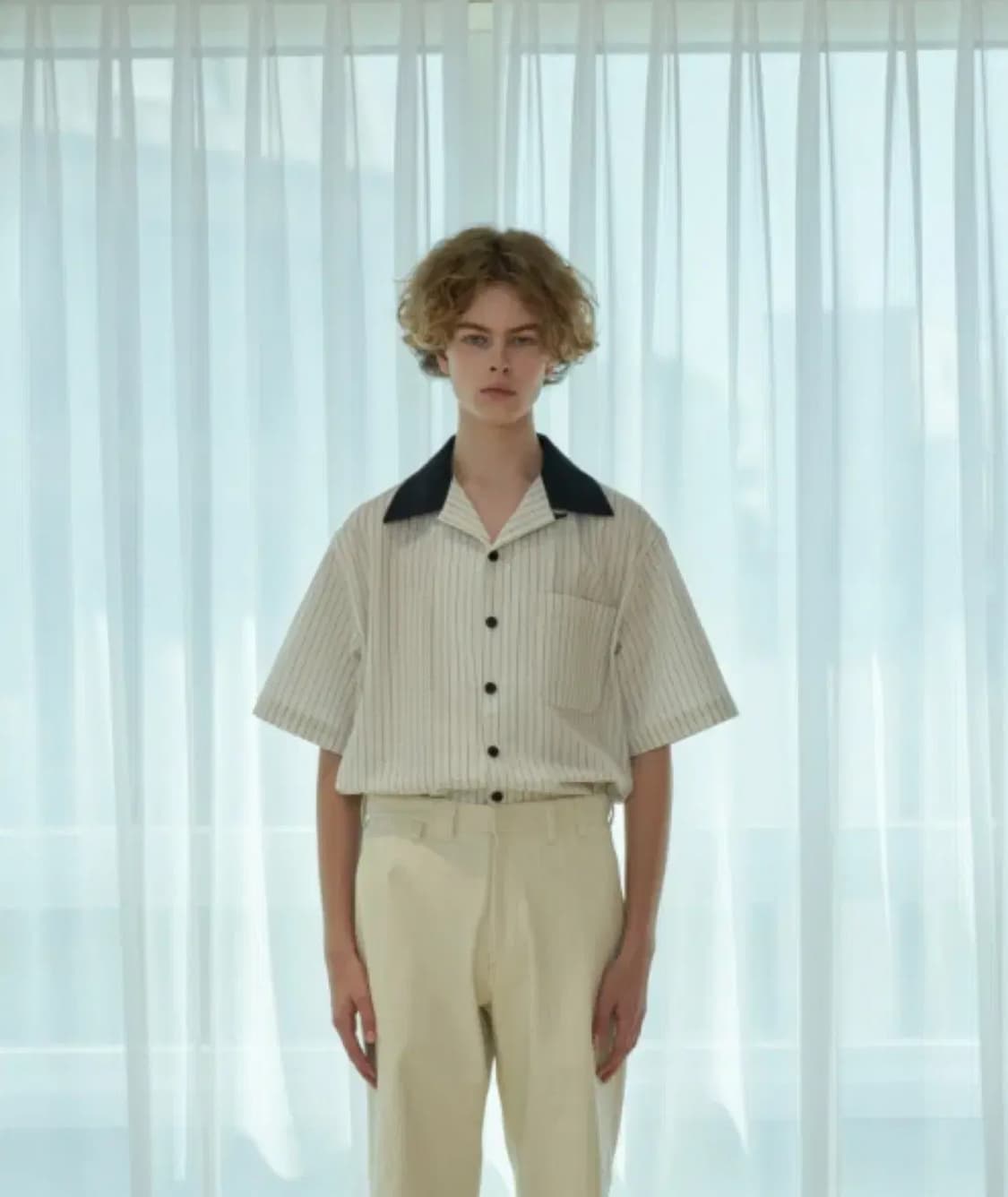 STU 세일러 반팔 셔츠 상품이미지2