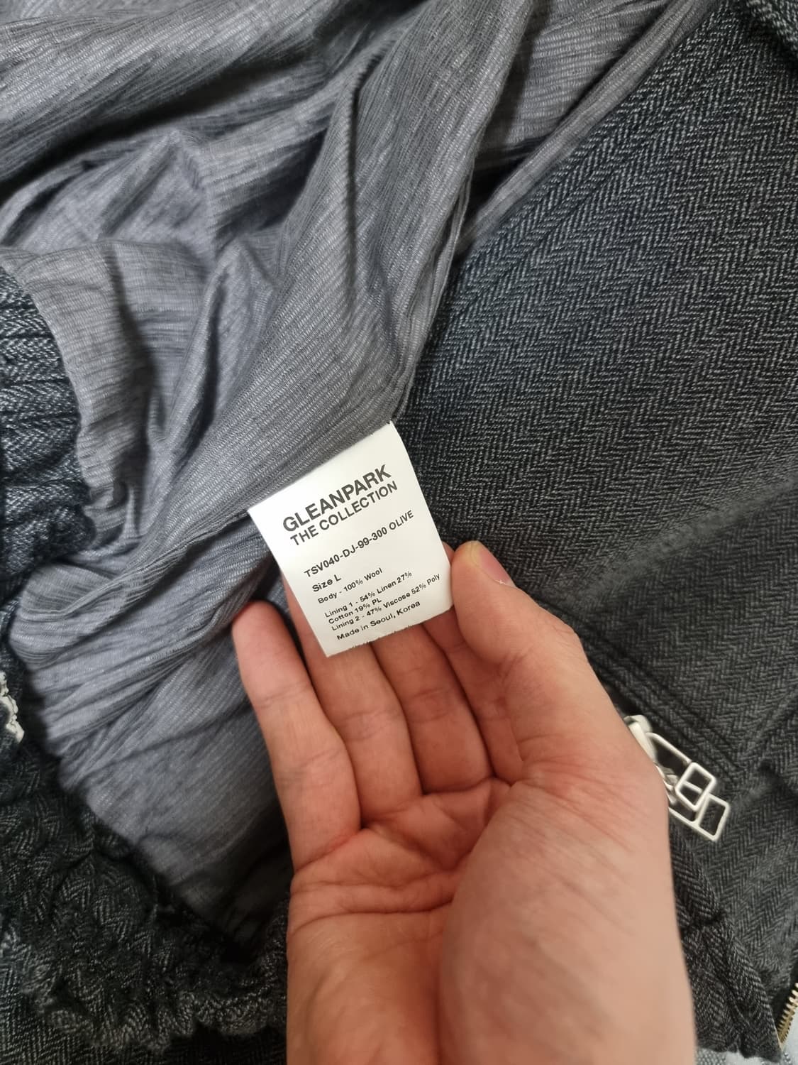 글린파크 Deconstructed Bomber Jacket 상품이미지9