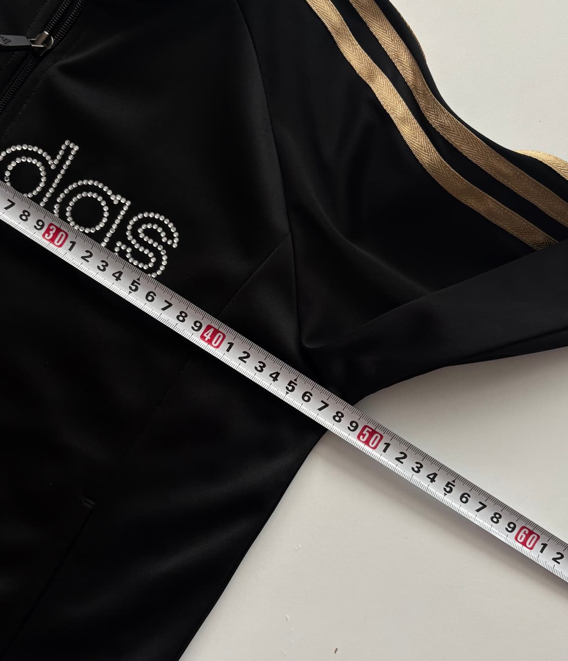 adidas 아디다스 큐빅 로고 골드 트랙탑 상품이미지7