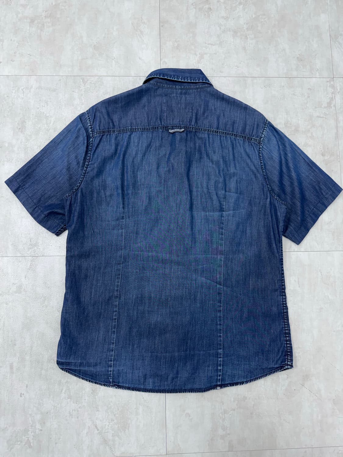 •BUCKAROO 데님 반팔 셔츠 워싱 셔츠 상품이미지4