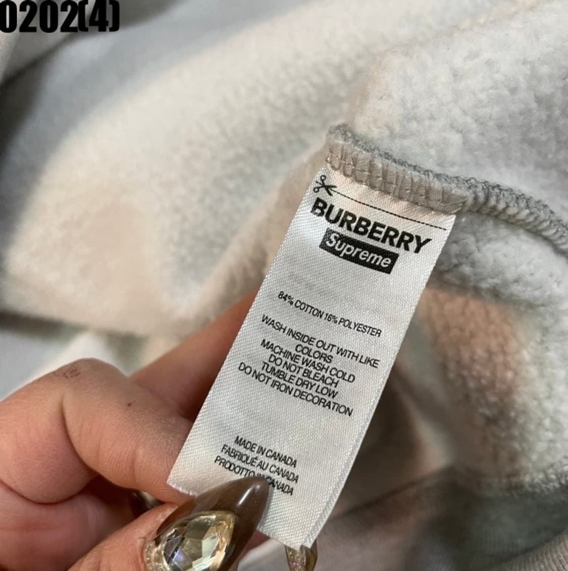 버버리 슈프림 후드 상품이미지4