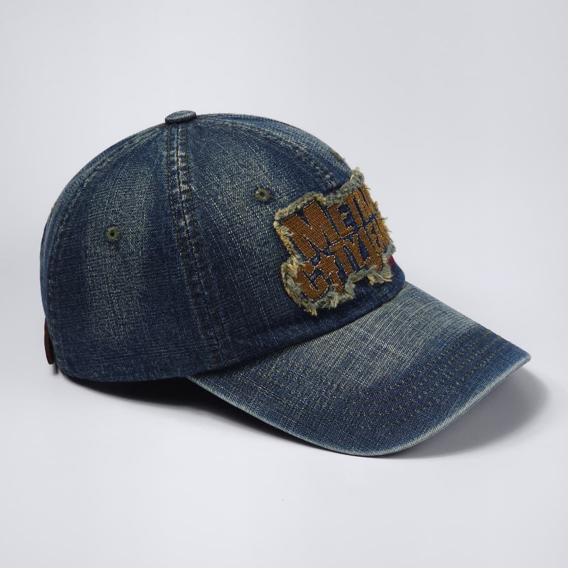 메트로시티 ITALY 데님 Y2K 빈티지 볼캡 모자 상품이미지3
