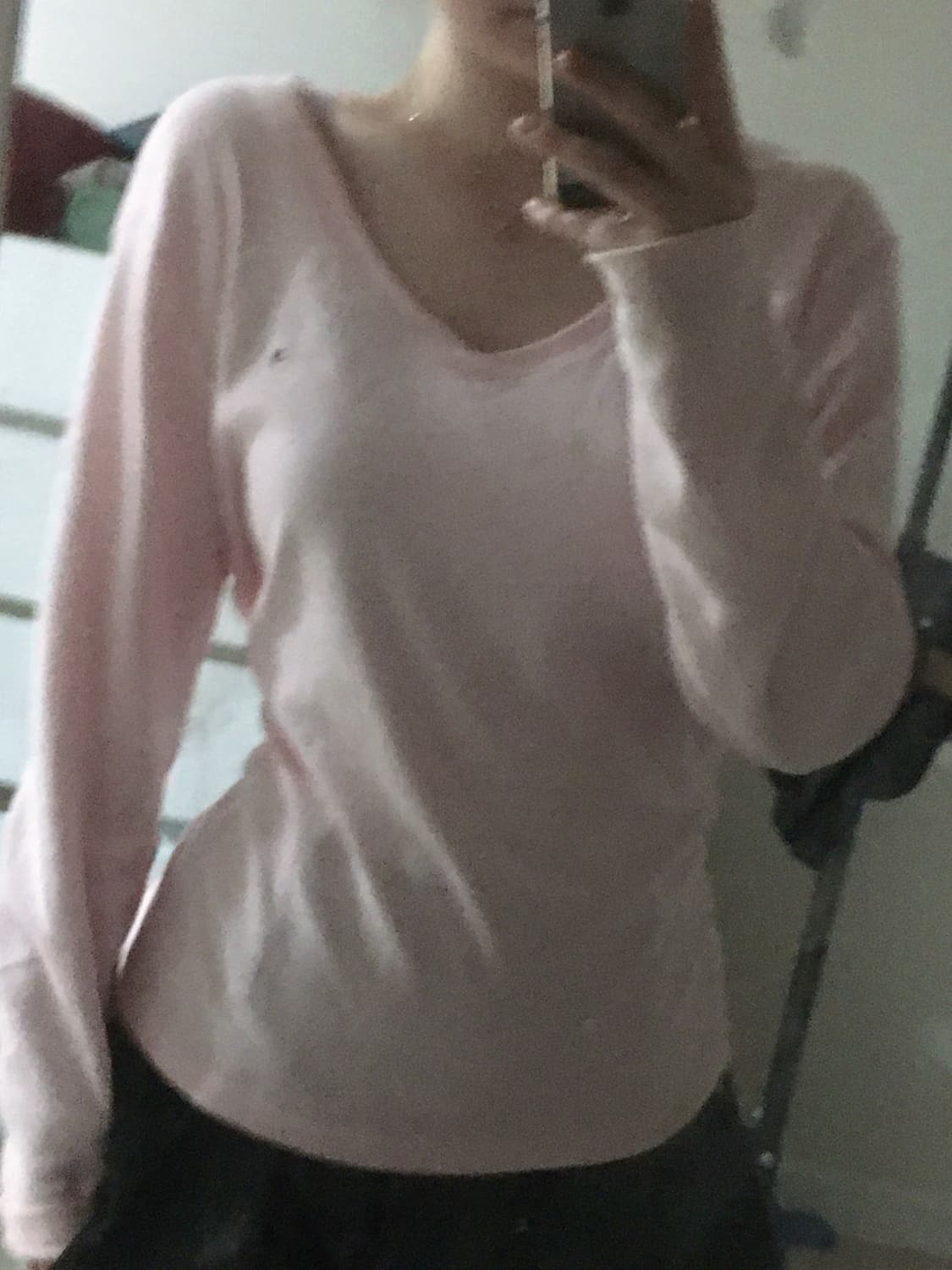 타미힐피거 베이비핑크 롱슬리브 상품이미지2