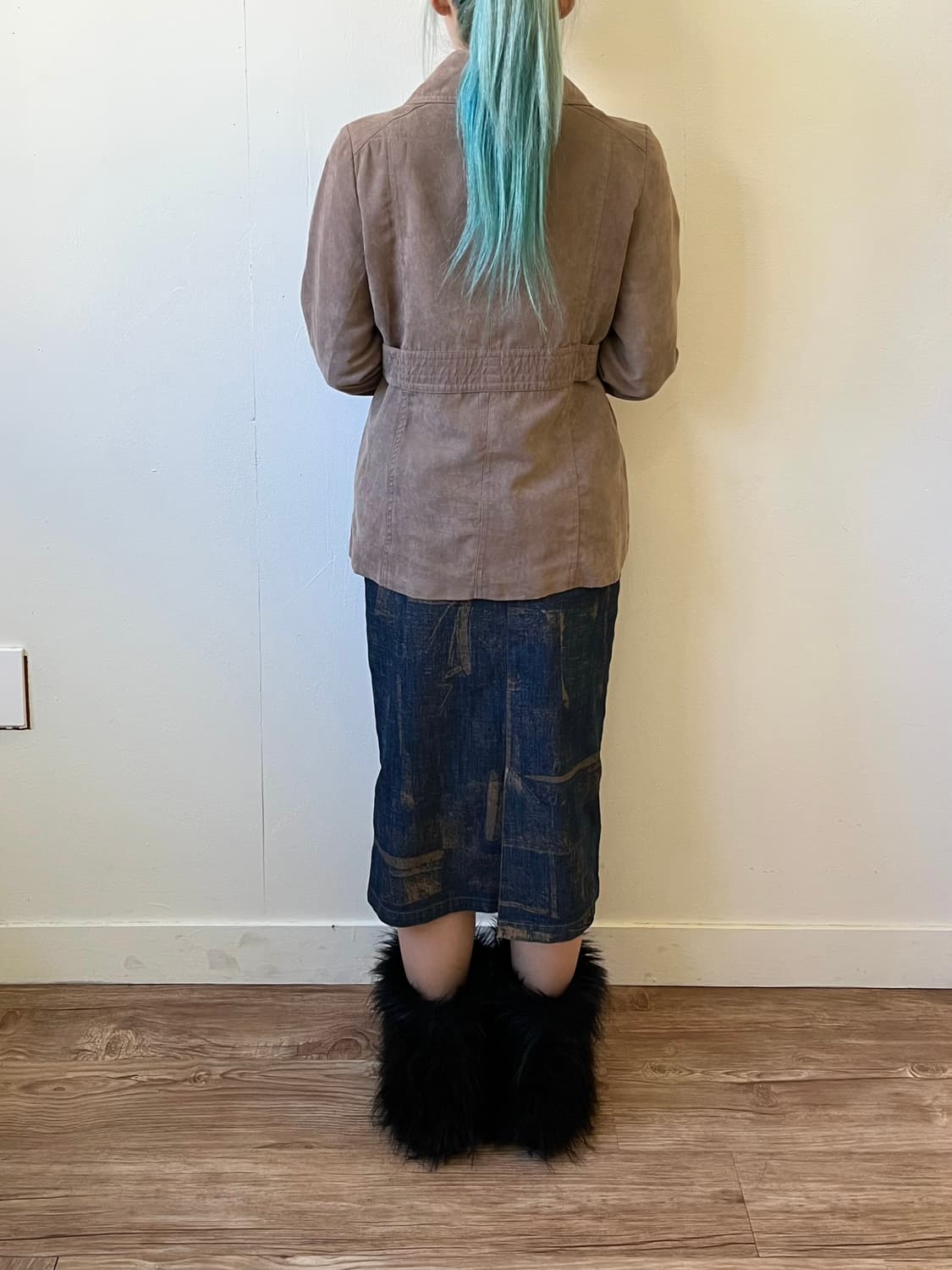 Aller Bien 스웨이드 도트 버튼 자켓 상품이미지9