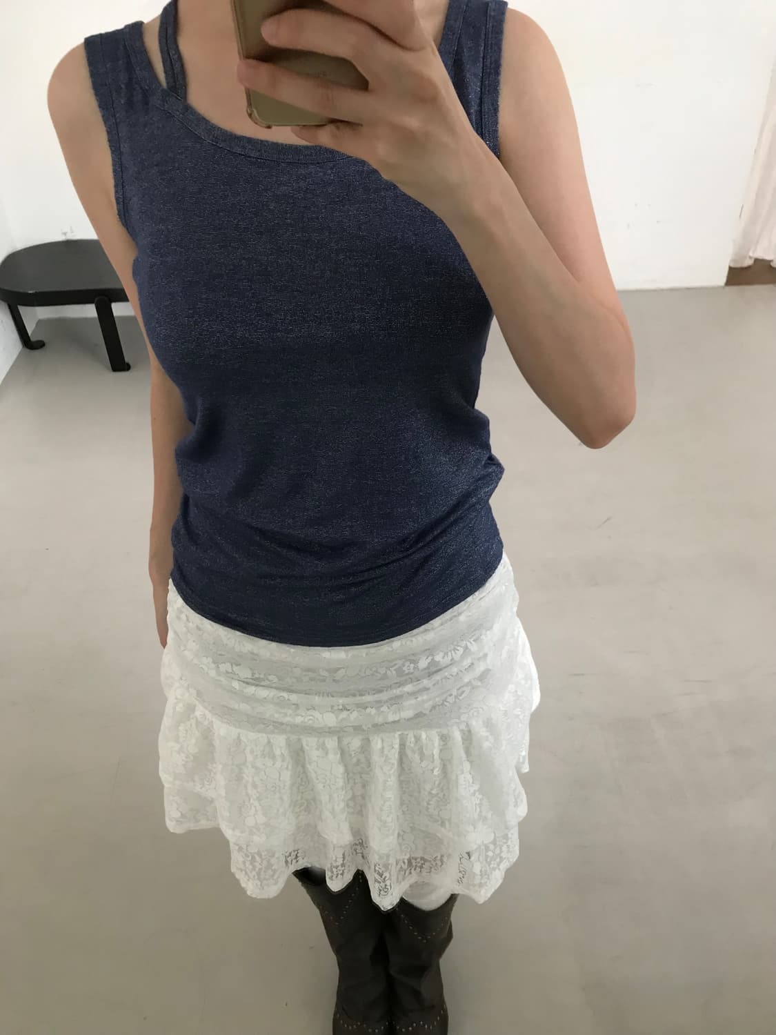 vintage lace skirt 상품이미지3