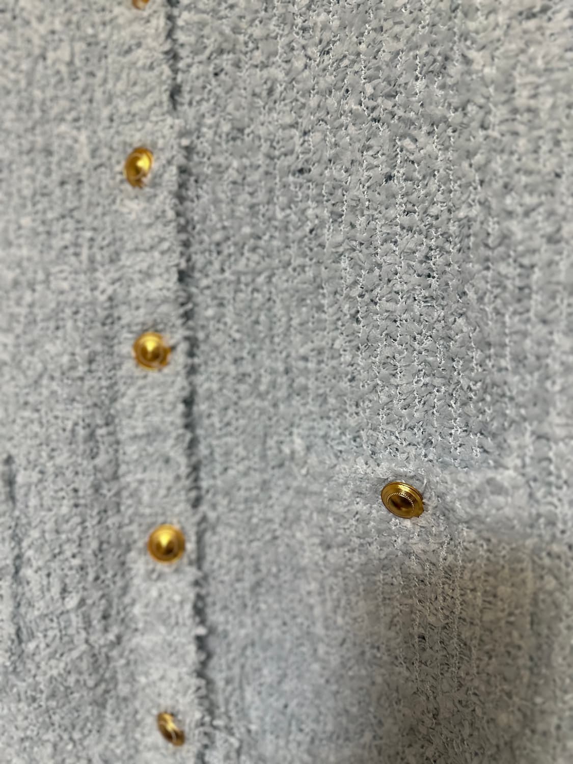 오르ORR 반팔 뽀글이 가디건 니트 상품이미지3