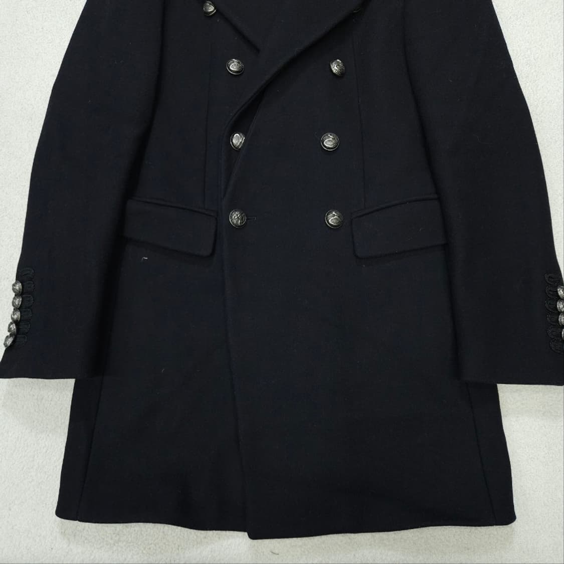 시스템 캐시미어 블렌드 더블 코트 100 상품이미지4