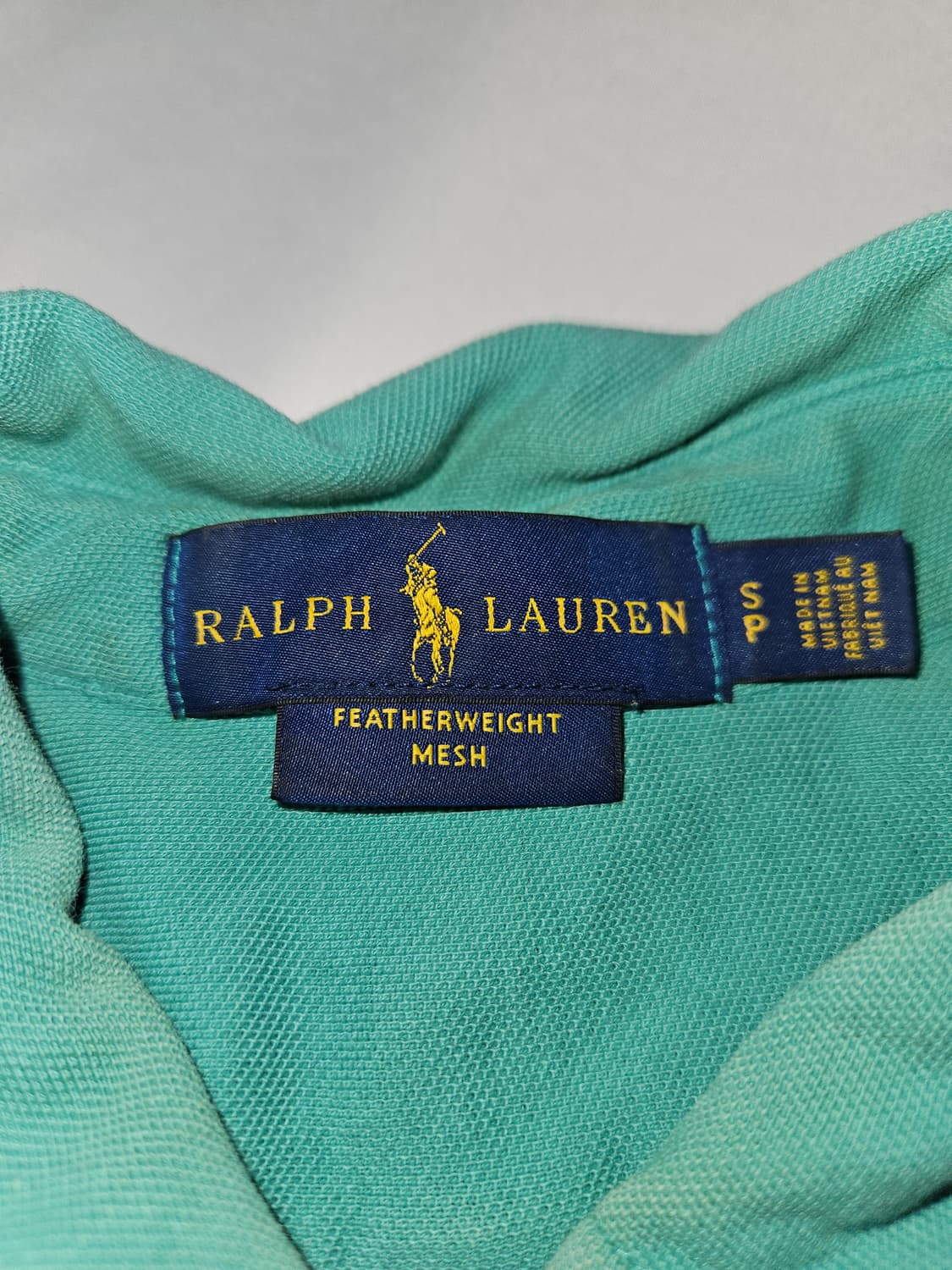 폴로 랄프로렌 신형 포니 코튼 스웻 셔츠 버튼 페더웨이트 메쉬 S 상품이미지5