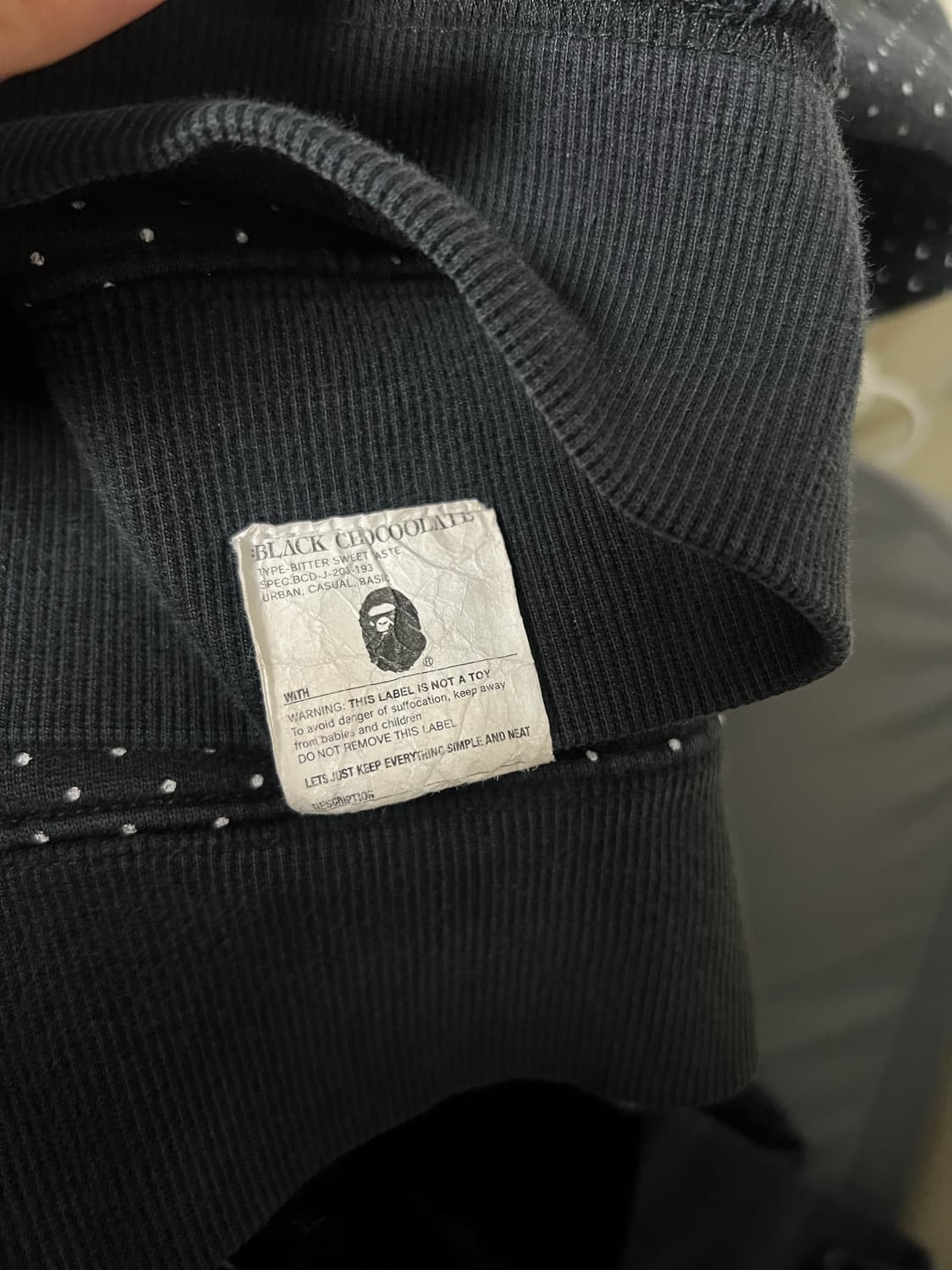 Bape x chocoolate 도트 후집 판매합니다 상품이미지4