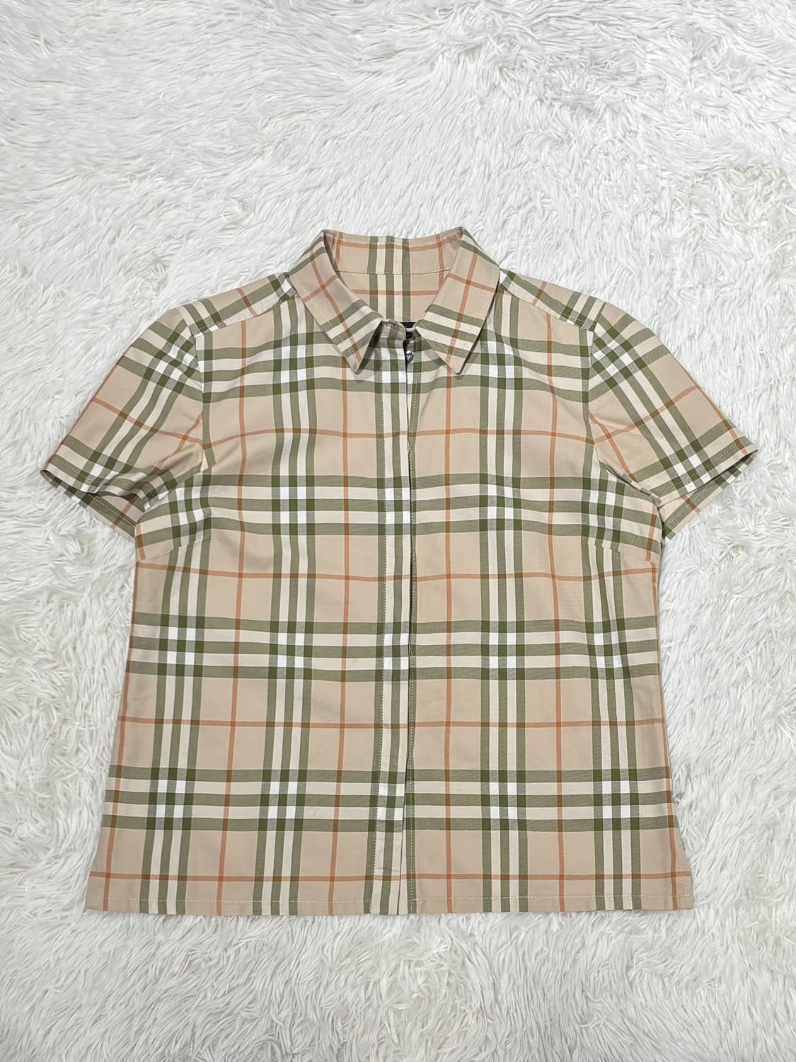 버버리 노바체크 반팔 셔츠 상품이미지3