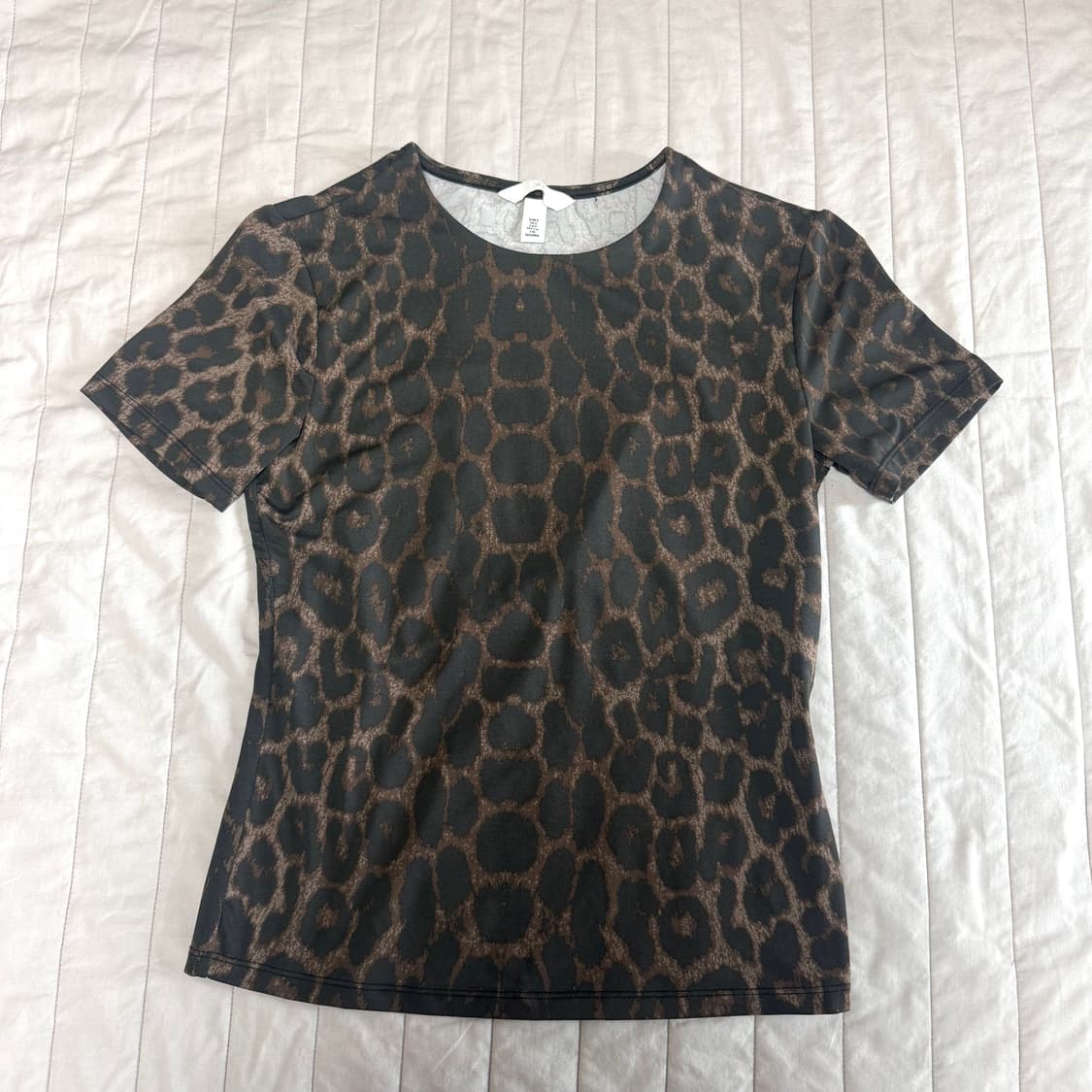 h&m 레오파드 티셔츠 상품이미지1