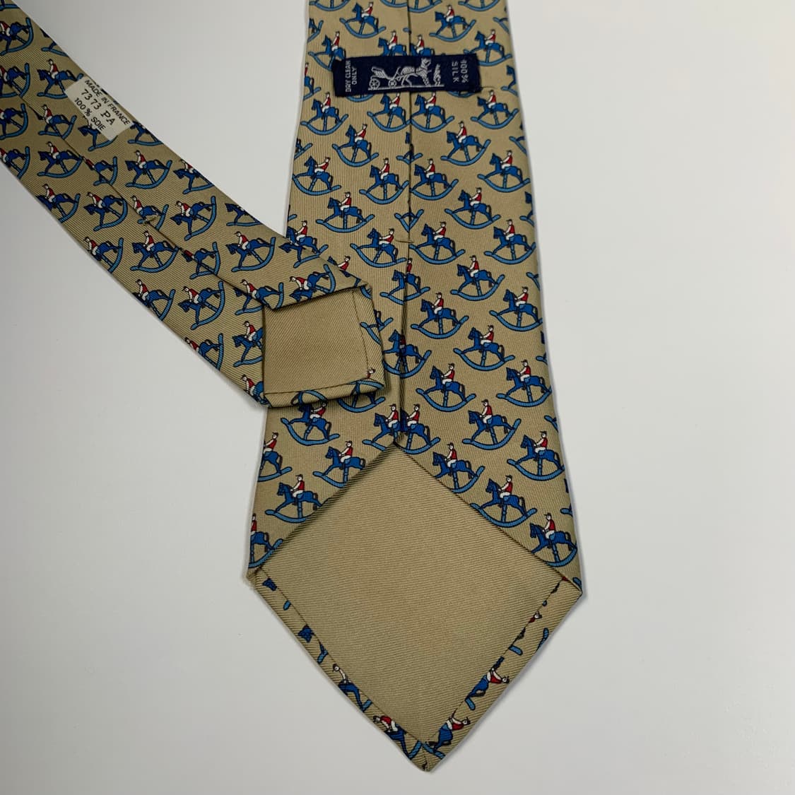 에르메스(HERMES) 기하학적패턴 명품 프랑스 100실크 넥타이 A 상품이미지6