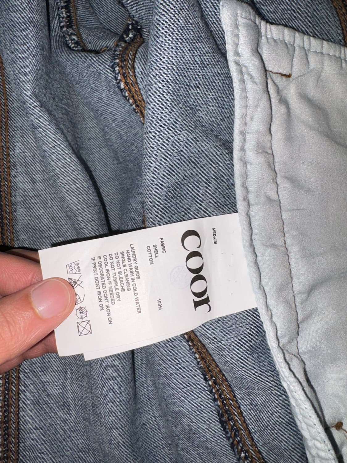 coor 데님 자켓 상품이미지3