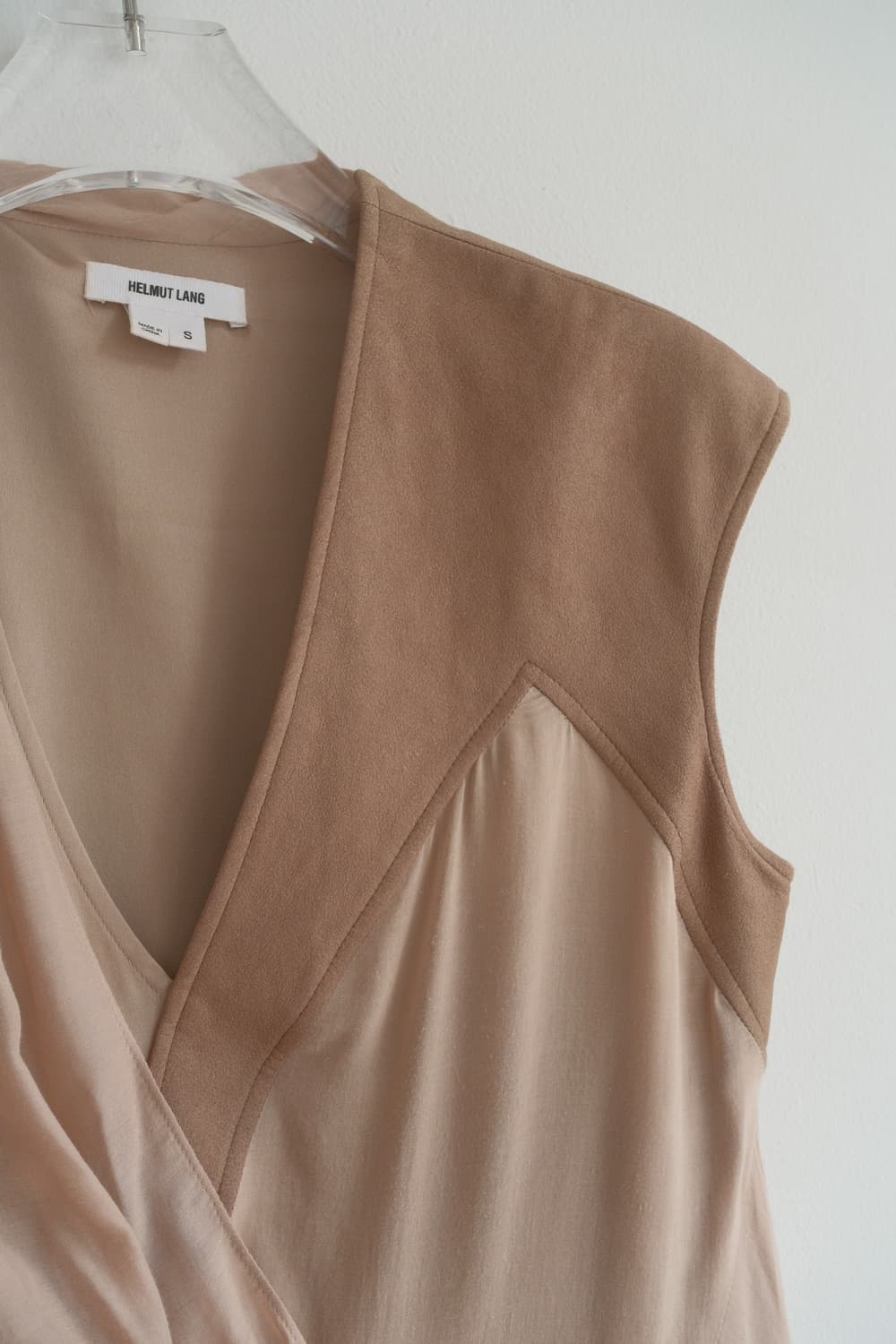 Silk tuck detailed layered top 상품이미지7