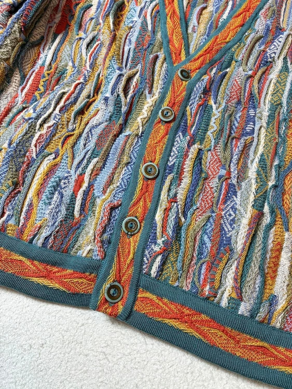 림노스 90's 3D 케이블 크롭 울 니트 가디건 PN6981 상품이미지4