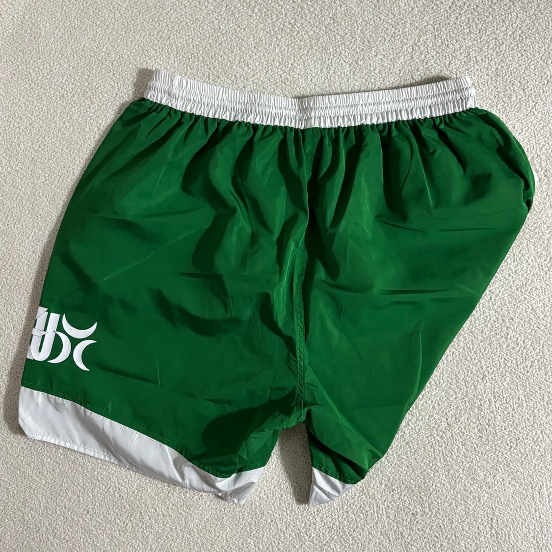 일본빈티지 Miroku 그린 바스락 반바지 상품이미지4